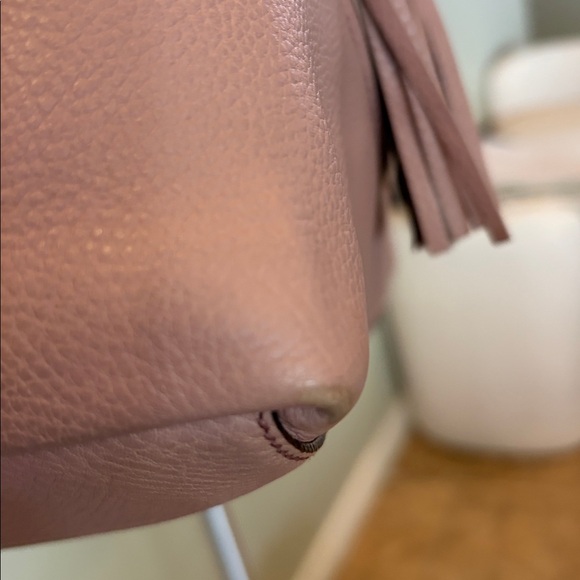 Gucci Soho Chain Shoulder Leather Tote Bag, Medium, Dusty Rose, Mint Condition - Picture 8 of 13